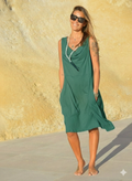 Mandala by Mallorca - Vestito boho Flapy - Verde